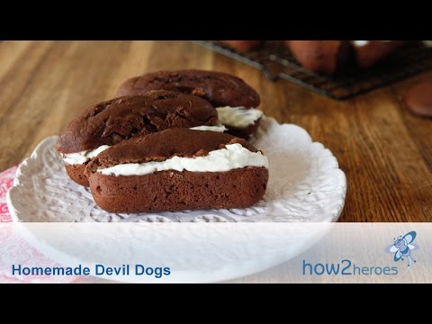 How To Make Homemade Devil Dogs - Youtube