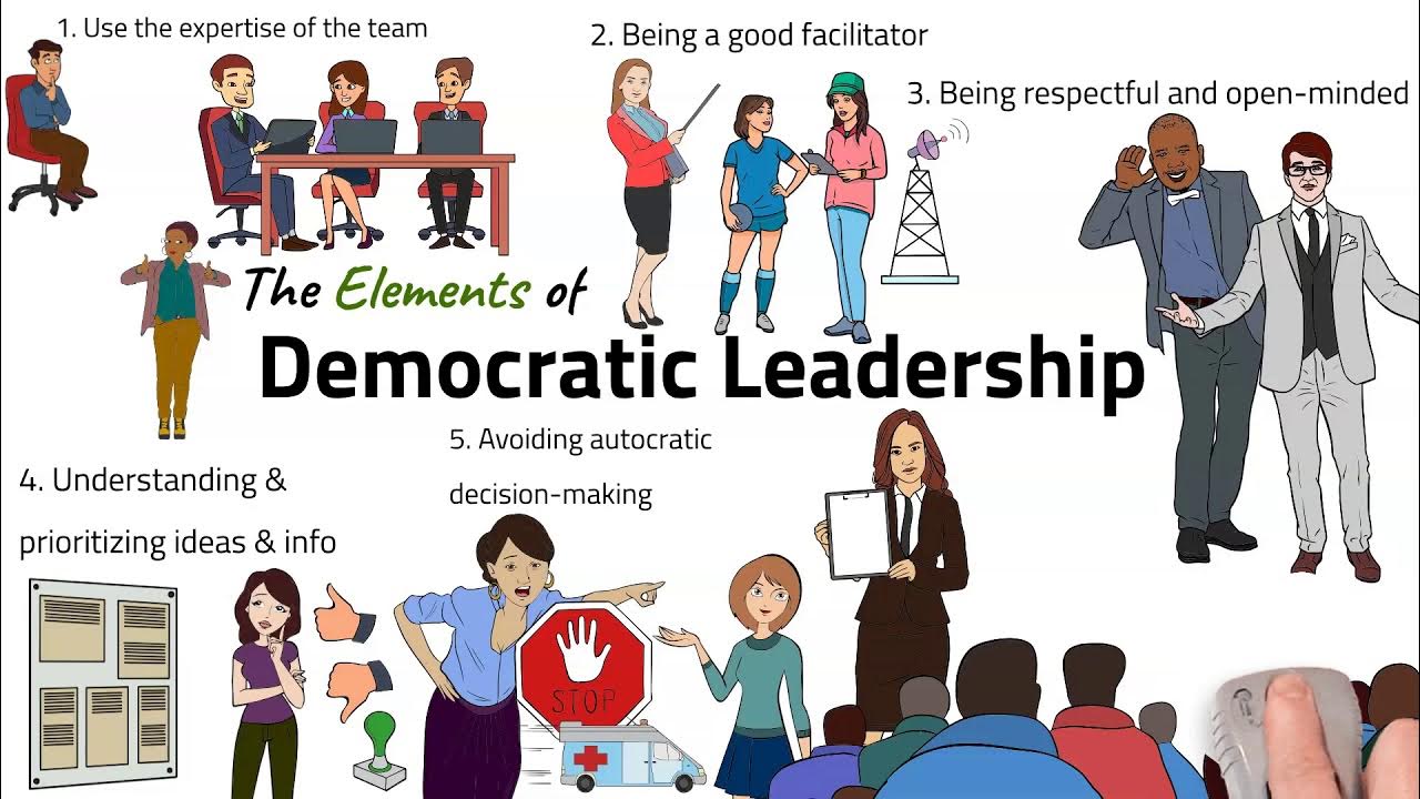 Democratic Leadership Style (Participative Leadership) - Pros, Cons,  Examples, Elements, Tips! - Youtube