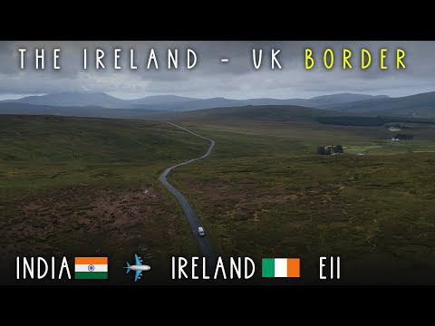 Crossing Ireland 🇮🇪 - UK 🇬🇧 Border By Car  Before Brexit | Slieve League | Indian In Ireland E11