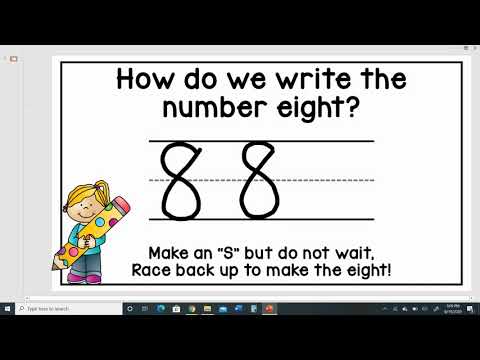 How To Write The Number 8