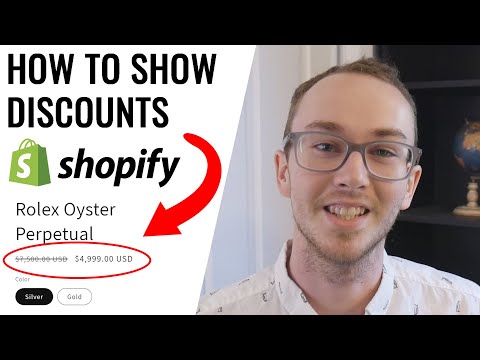 How To Show Discounts on Product Page on Shopify
