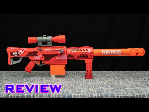 [REVIEW] Nerf Fortnite Heavy SR | MEGA Sniper Rifle!