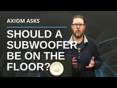 Why Keep Subwoofers on the Floor? When Other Speakers Go On Stands Or In Bookshelves