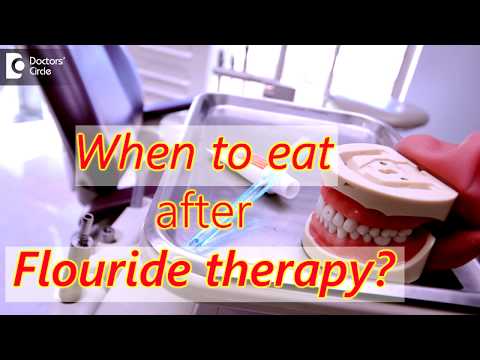 How long after Flouride therapy can I eat? - Dr. Omar Farookh