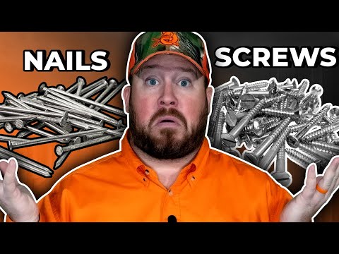 NAILS vs SCREWS - Which Is BEST For Fence Building?