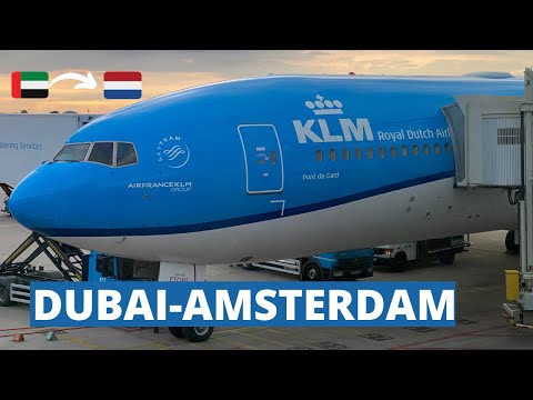 KLM|🇦🇪DUBAI-AMSTERDAM🇳🇱|ECONOMY|B777-200ER✈️|TRIP REPORT